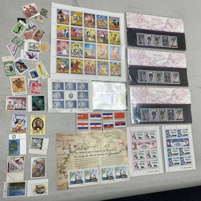 FOREIGN OVERSEAS STAMPS BRITIAN, LIBYA, & OTHERS
