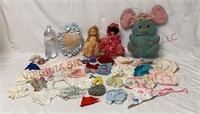 Vintage Dolls, Wind-Up Plush & Doll Clothes