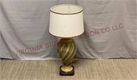 Vintage Swirl Urn Shaped Ceramic Table 31.5" Lamp