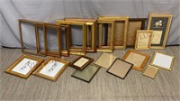 Various Sized Art / Picture Frames - Lot of 19