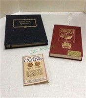 Coin book lot includes a Statehood quarters