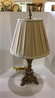 Very nice accent table lamp with fabric shade