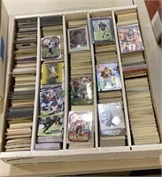 Sports cards - huge box lot of NFL football