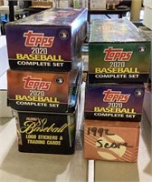 Sports cards - six box lot of MLB trading cards