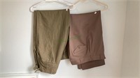 Two pair of vintage military trousers - first