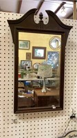 Very nice vintage mirror with decorative finial
