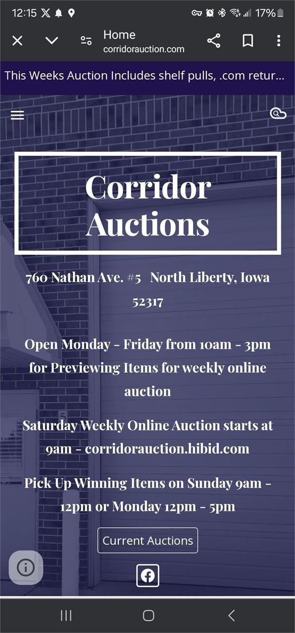 5.18.24 Saturday Weekly Auction