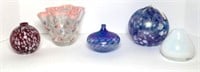 Art Glass Diffusers & Ruffled Vase