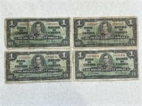 1937 Cdn $1 Bank Note
