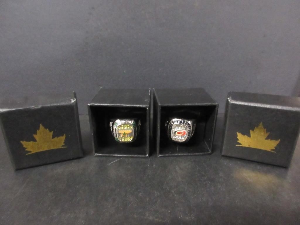 2 MOLSON CANADIAN STANLEY CUP RINGS