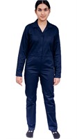 ($58) Women's Coverall Jumpsuit Navy wi