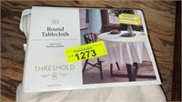 Threshold 70in Round Table Cloth