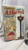 Athena Outdoor Table Top Torch Set Two 11" Torches