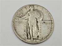 1923 Silver Standing Liberty Quarter Coin