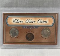 Historical USA Three Rare Coins Set