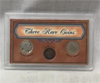 Historical USA Three Rare Coins Set