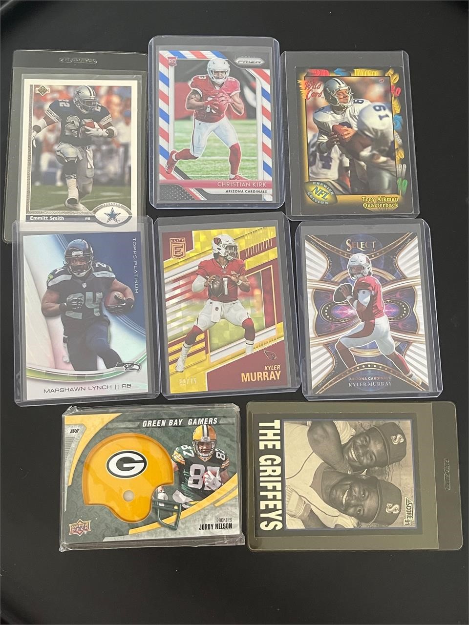 Assorted Football Sports Cards Griffeys Prizm Topp