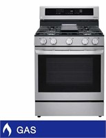 Lg 30 In. 5.8 Cu. Ft. Smudge Resistant Stainless