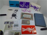 POSTCARDS AND STAMPS