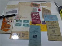 ANTIQUE AND VINTAGE BUSINESS PAPERS