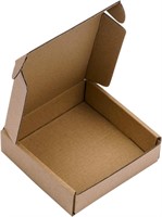 BIOBROWN 4x4x1 50 Pack Corrugated Cardboard Boxes