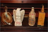 Nationals Eagle blended whiskey plastic figurine,