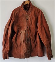 Vintage Leather Welding Coat