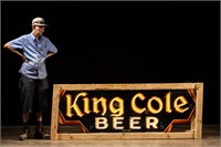 c. 1930s King Cole Beer Neon Sign