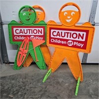 American Plastics Safety Man Sign - Children at