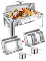 Granvell Rectangular Roll Top Chafing Dish