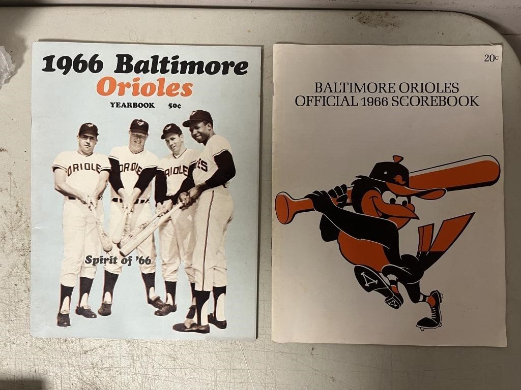 1966 Baltimore Orioles Baseball Programs Yearbook