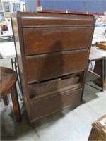 4 DR. ANTIQUE CHEST AS IS