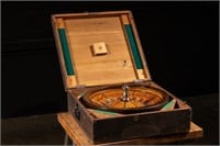 Antique Traveling Roulette Wheel