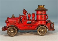 Antique Cast Iron Fire Department Toy