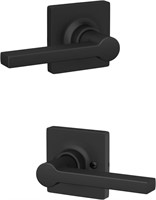 Lock Scout Straight Lever with Square Trim