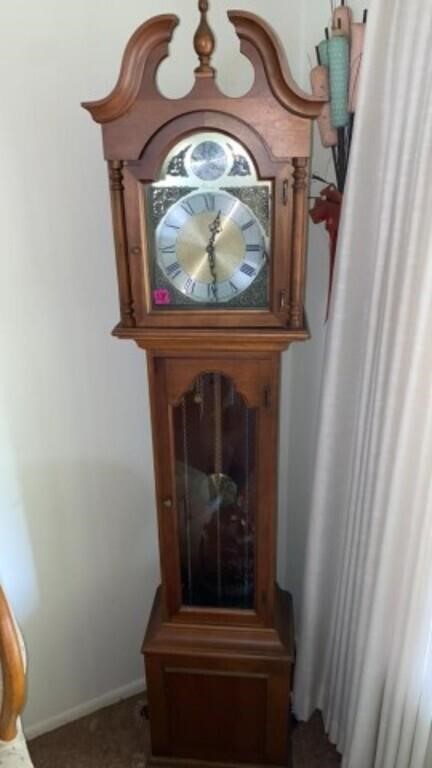 COLONIAL Tempus Fugit grandfather clock 6 feet