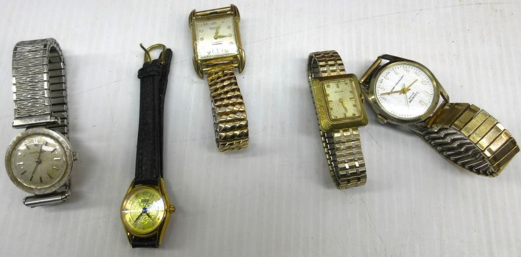 Watches: Girard, Bucherer, Bulova