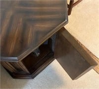 Lot #14 - vintage Side Table w/ Storage