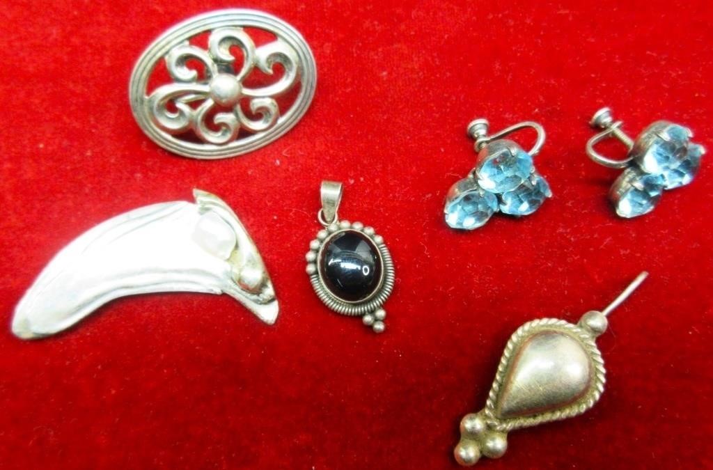 Sterling Pieces,Earrings,Pendents