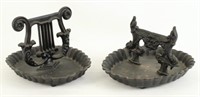 (2) Antique Cast Iron Boot Scrapers