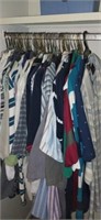 Lot of men's dress shirts and polo shirts (med)