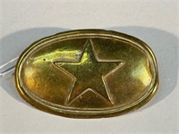US Civil War Union Texas Cartridge Box Plate.