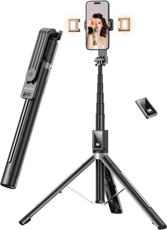 ANXRE 60"Tripod Selfie Stick with Remote