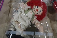 RAGGEDY ANN DOLL WITH WATER PITCHER