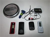 Lot of Various MP3 Players, CD Player, and Headphs