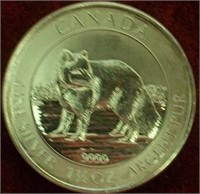 2014 $8 Canada 1.5oz 9999 $8 Wolf