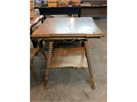 Antique Wooden End Table