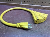 Indoor/Outdoor Triple Outlet Extension Cord