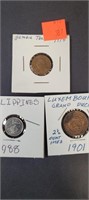 Luxembourg Grand Duchy 1901 -2 1/2 Cent XF -