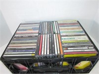 Black Crate of Various CDs 60-65est Total